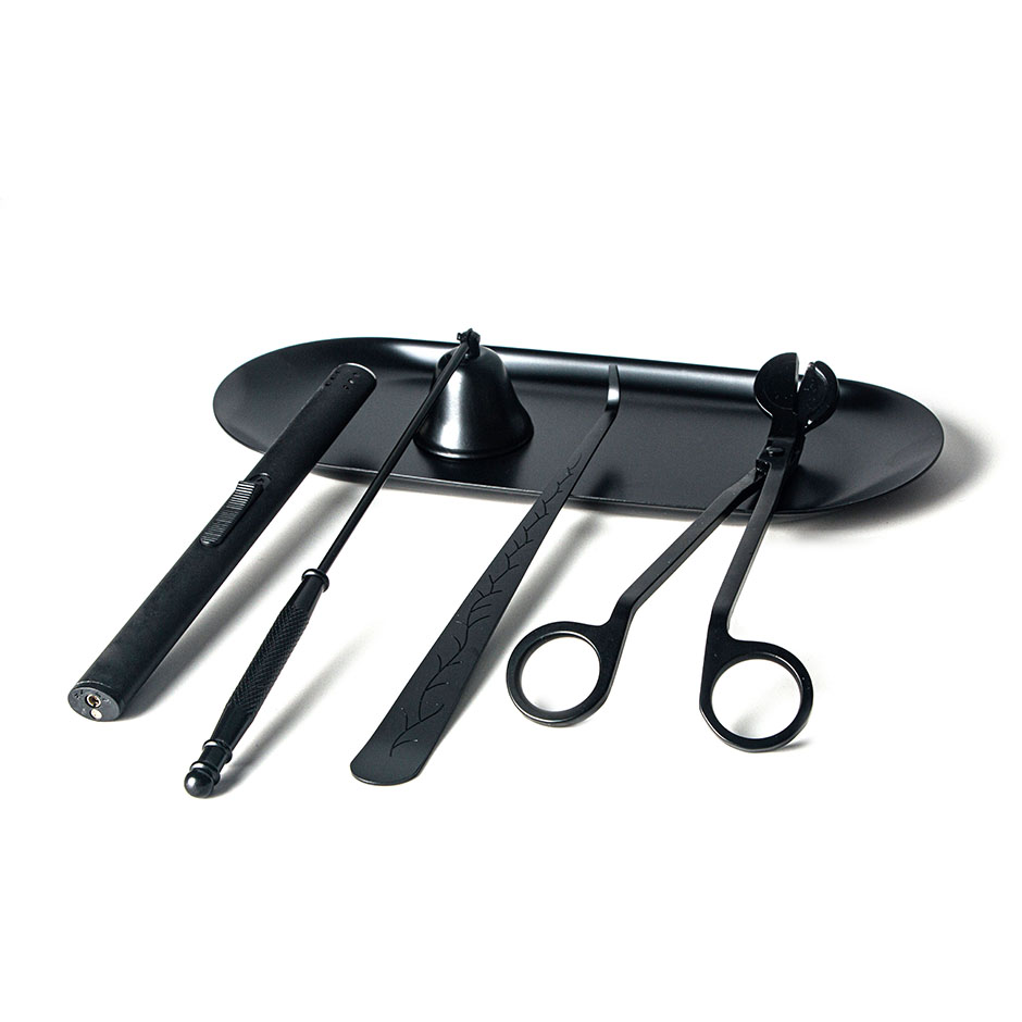 Black Candle Accessory Set Wick Trimmer Factory