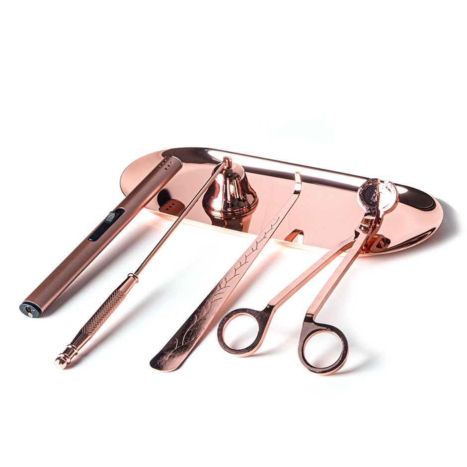 Rose Gold Candle Akcesoria Knot Trimmer Snuffer Dostawca