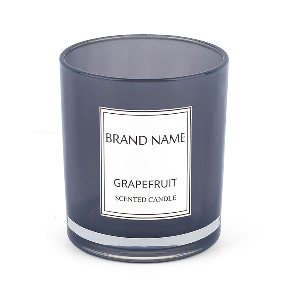 Transparent Spray Glass Candle Holder Factory