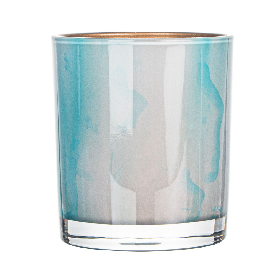 8oz Blue Scented Candle Holder Supplier
