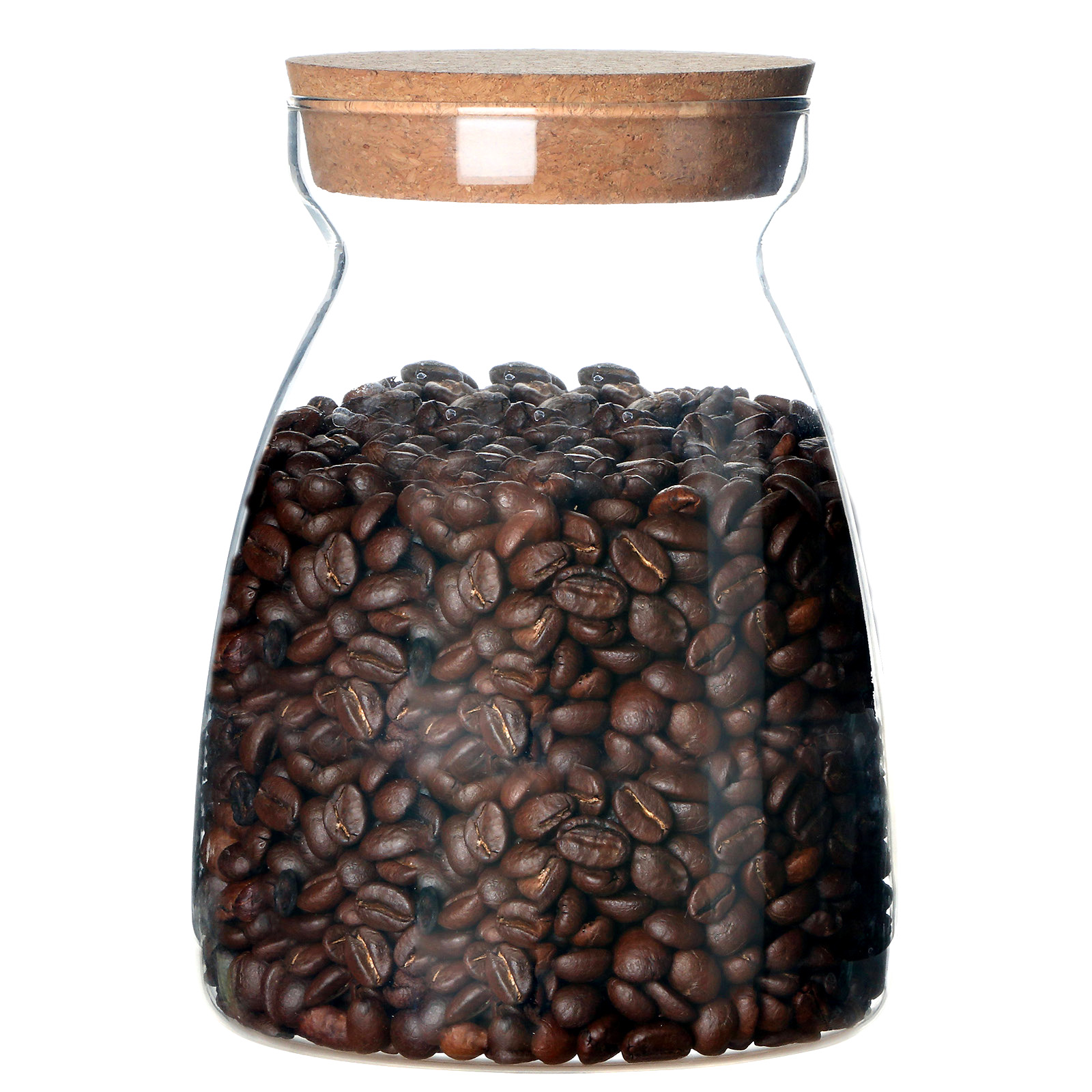 حاويات تخزين الطعام الزجاجية سعة 22 أونصة من Cupwind مع غطاء محكم من الخيزران