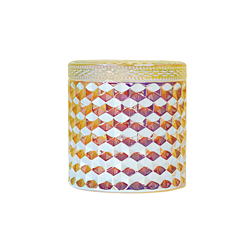 Balang Lilin Berlian Iridescent Cantik 12oz