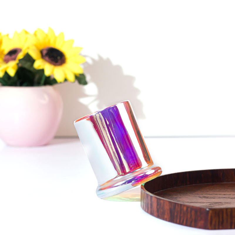 蜡烛罐 2 盎司虹彩还愿烛台