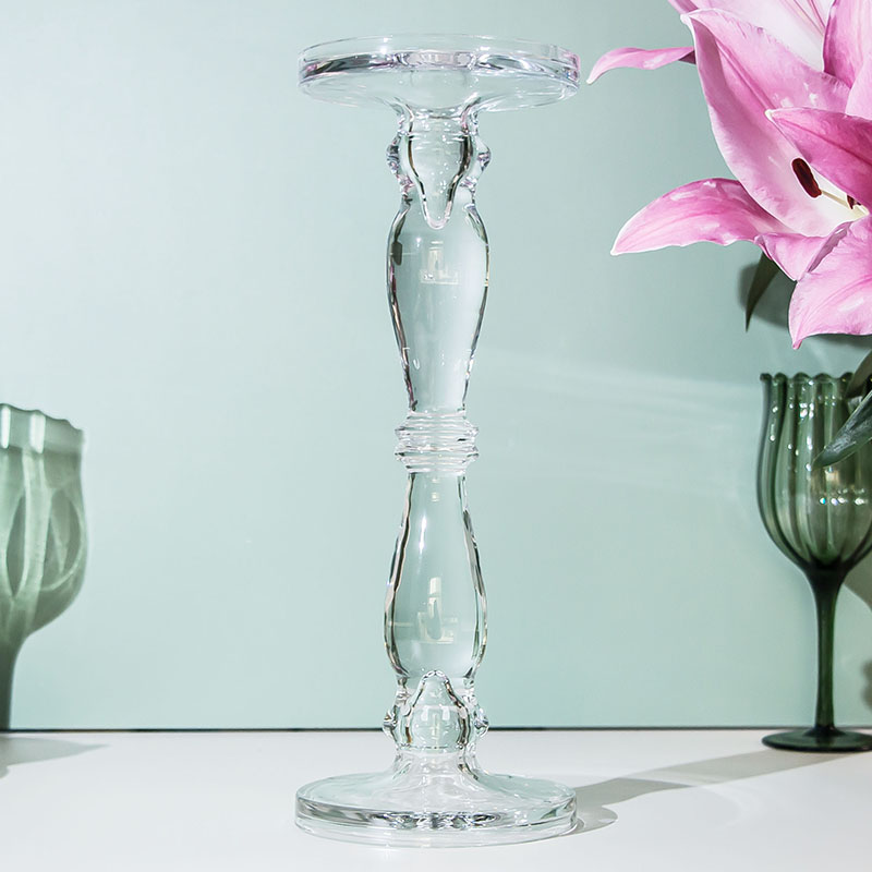 عمود فقاعي زجاجي ، مستدق ، شمعدان شمعدان D 5.11 