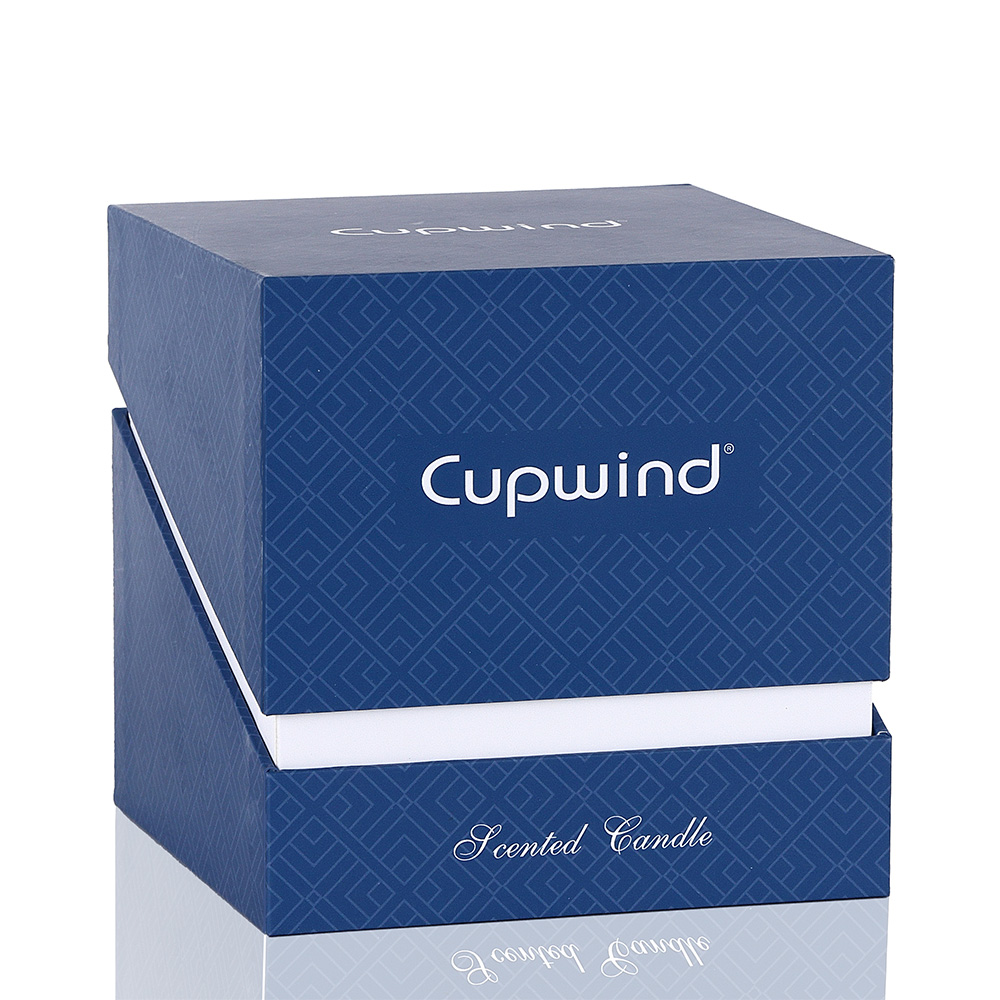 Einzigartiges Design Luxus-Geschenkbox Ozeanblau für Duftkerze