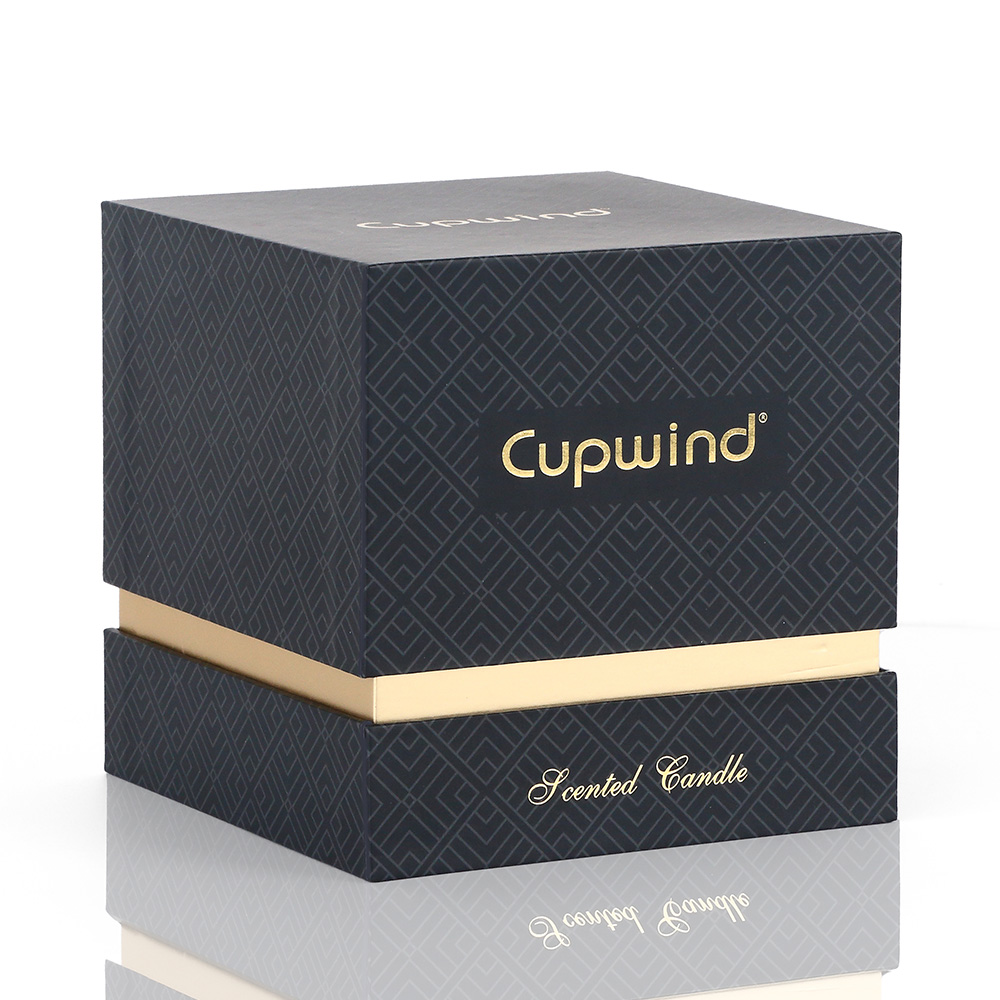 Kotak Hadiah Mewah untuk Lilin Wangi Matte Black