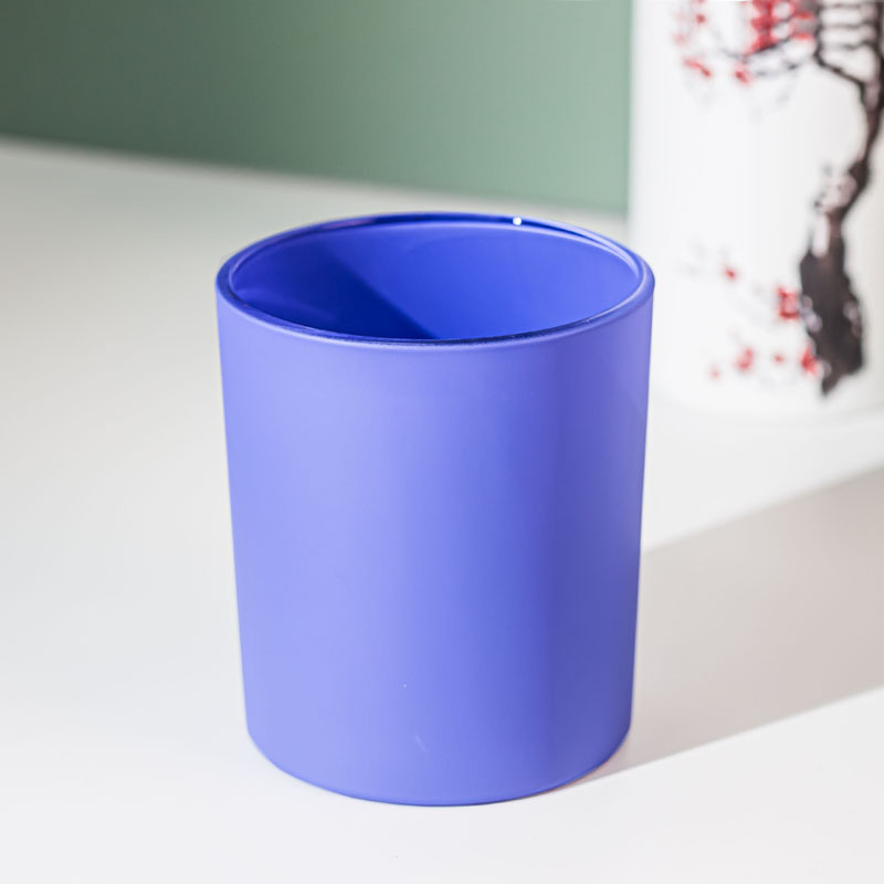 Recipiente de fragrância doméstica de vidro 8 onças para velas perfumadas Harebell