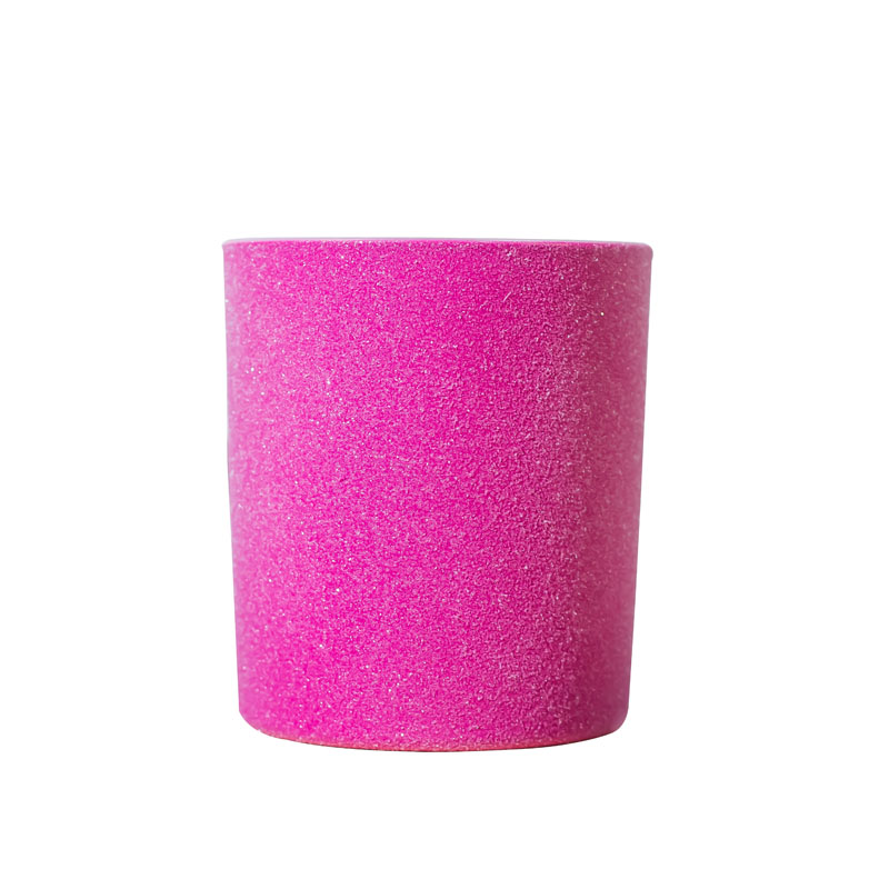 Pulverförmiges Votivkerzenglas für Amaranth-Düfte