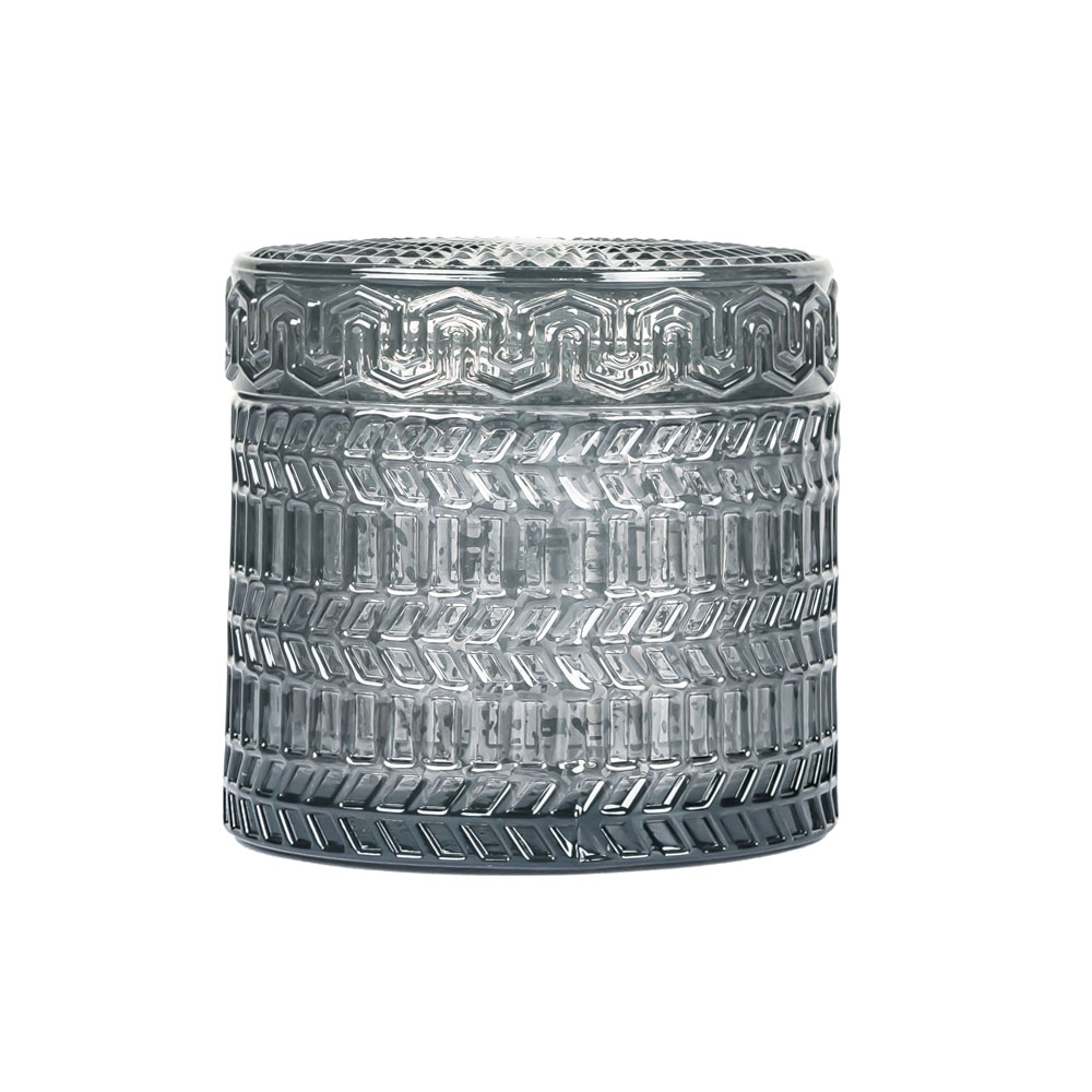 Castiçais de vidro para fazer velas 