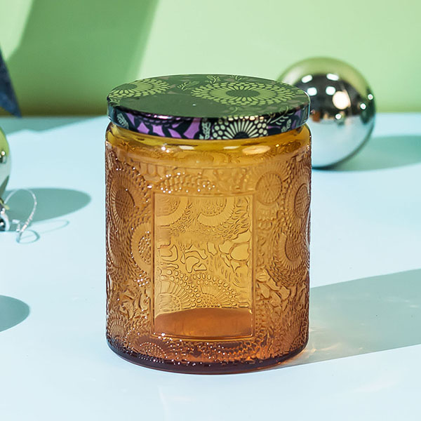 apothecary jar amber