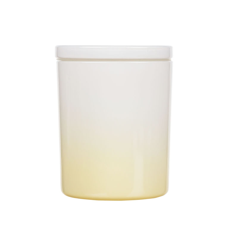 11 Unzen Ombre Färbung Kerzenglas mit Deckel Großhandel