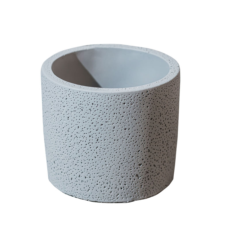 11oz Concrete Candle Holder Natural