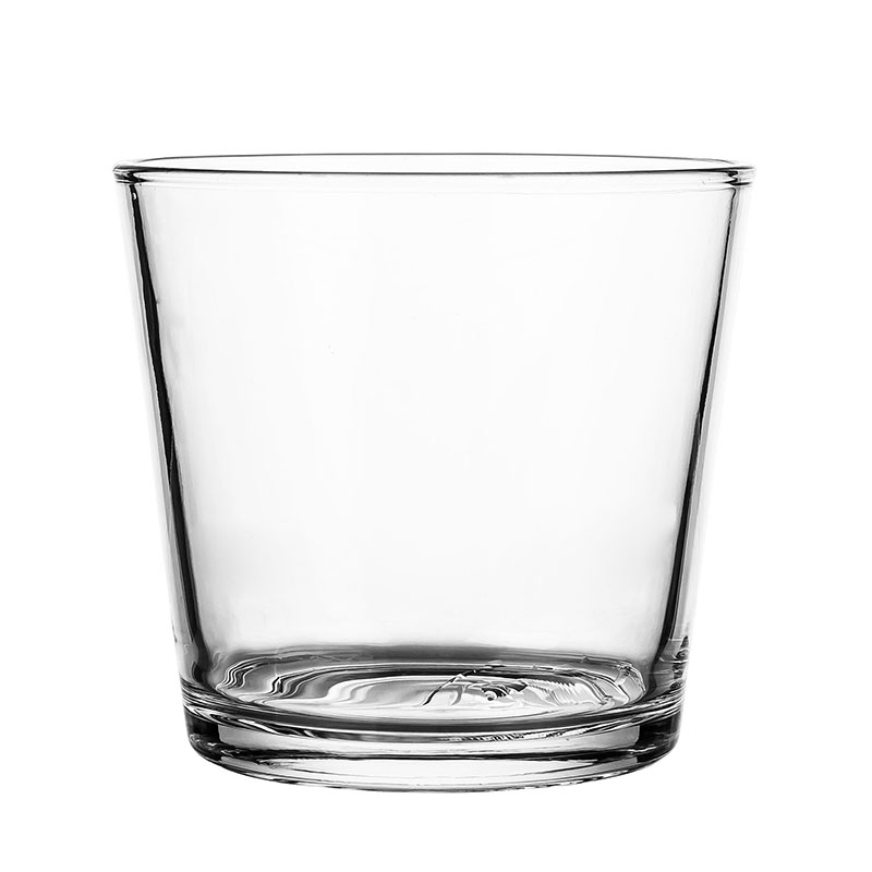 Vidro liso 13x12,5 cm para 3 pavios vela grande 32 onças