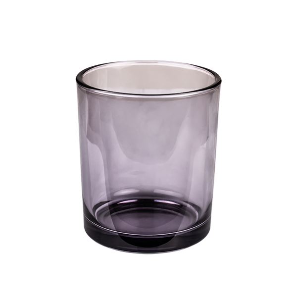 glossy spray candle jar