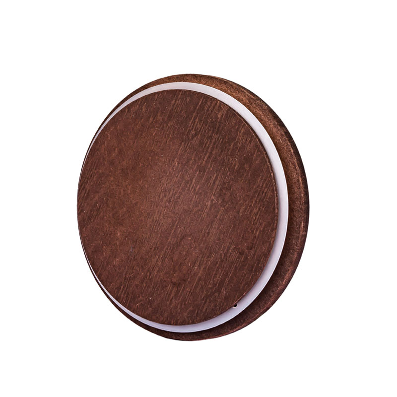 Coperchio in legno MDF personalizzato per barattolo di vetro per candele