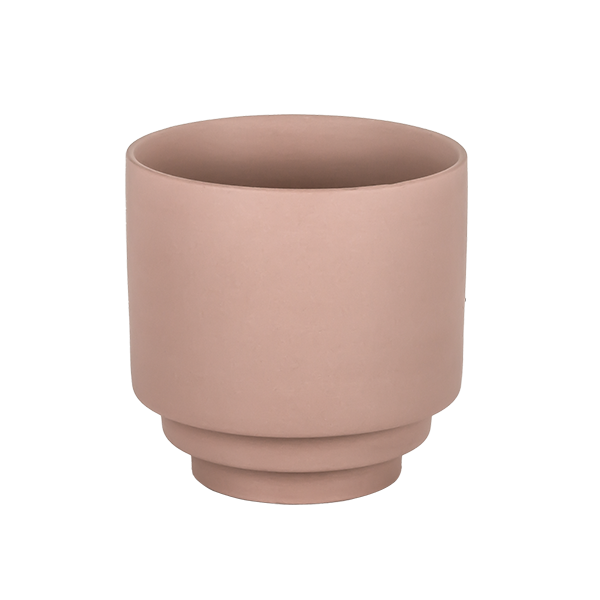 Vaso in ceramica opaca alla moda nordica da 10,5 once per la fabbricazione di candele profumate