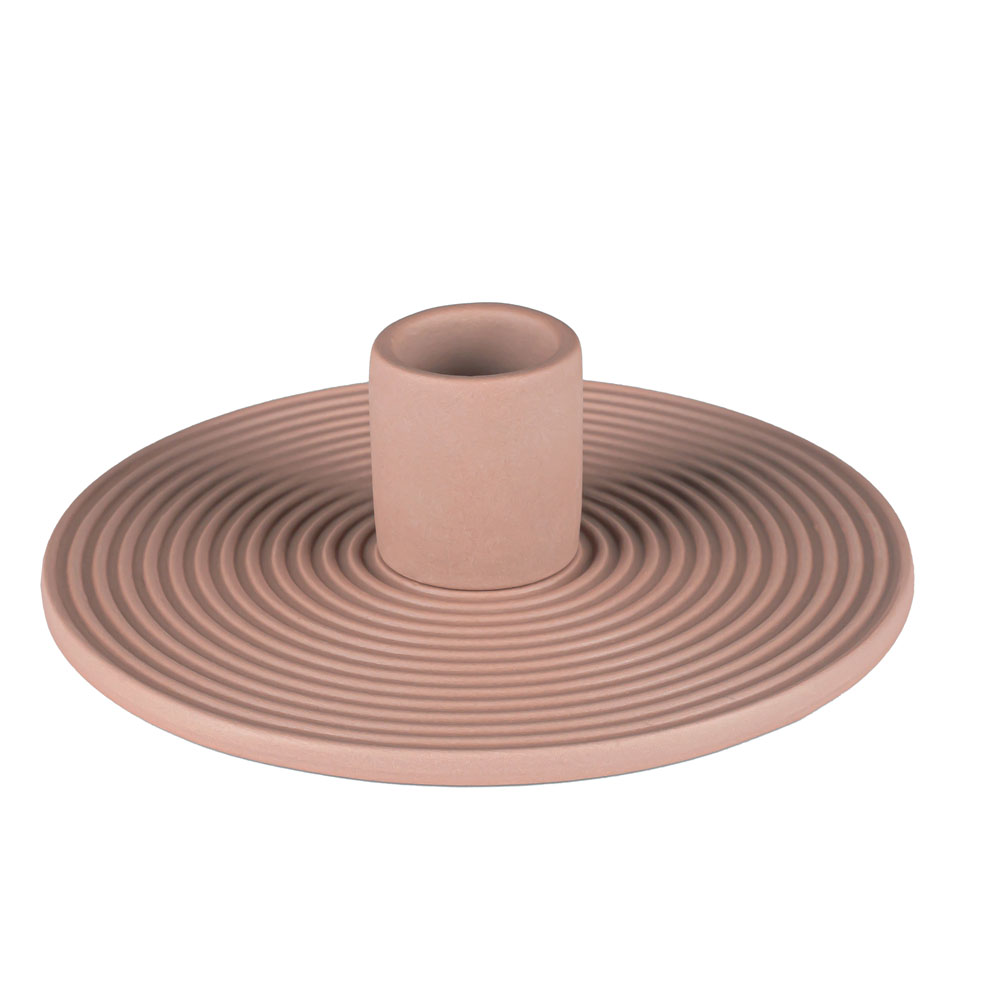 Bâton de bougeoir en céramique artisanal moderne mat