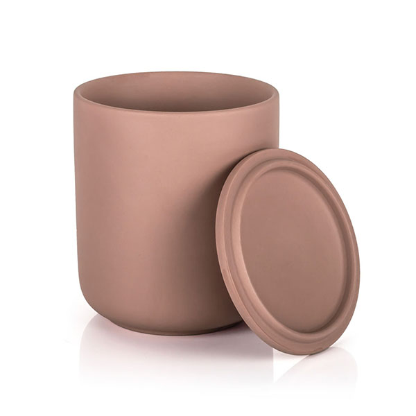 10 أوقية مجموعة الحد الأدنى روزوود التين حامل شموع السيراميك الكلاسيكي