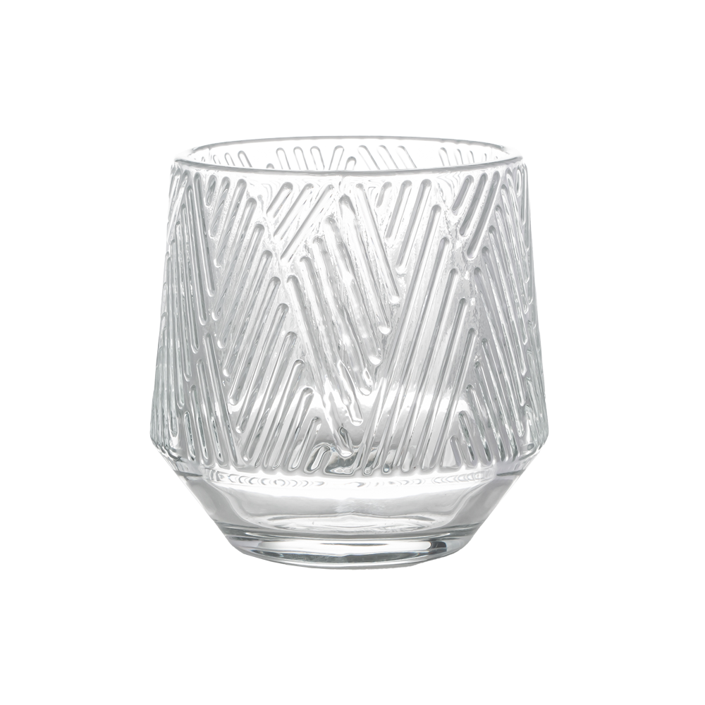 200ml نذري شمعة جرة الزجاج نمط تنقش