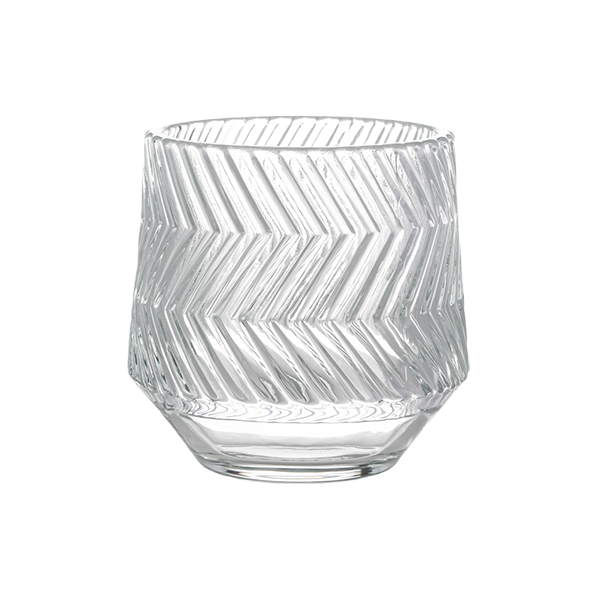clear candle glass