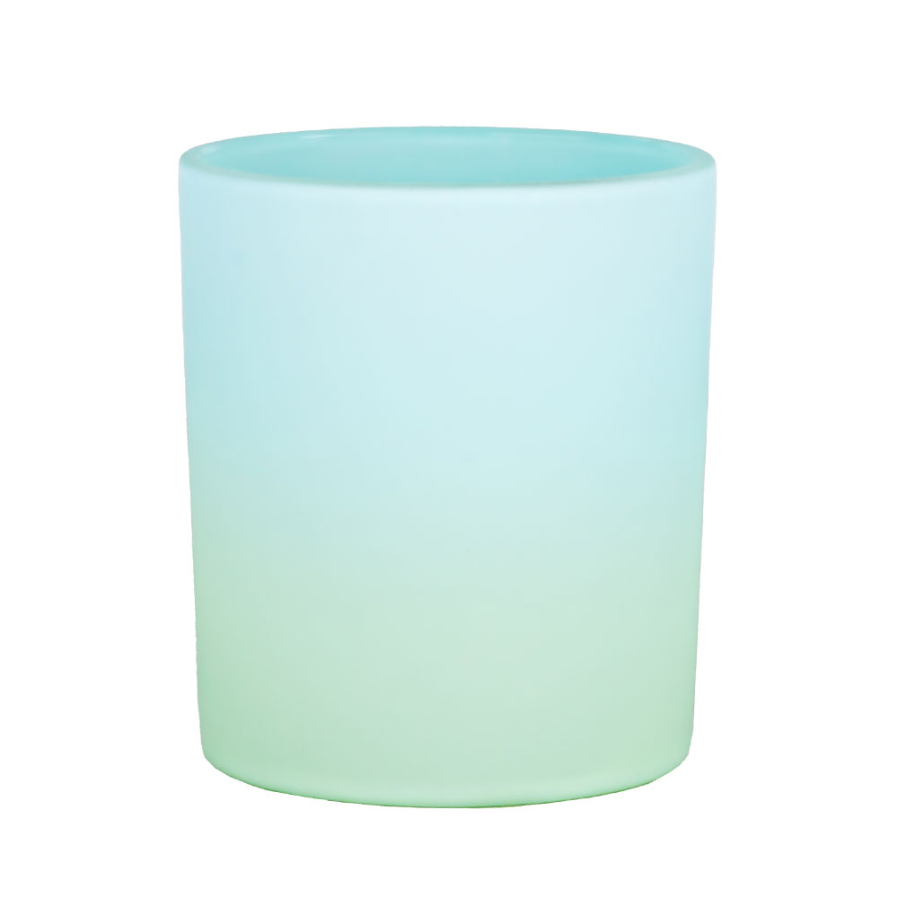 Pot de bougie en verre votif du jet mat 8oz pour des bougies de chèvrefeuille