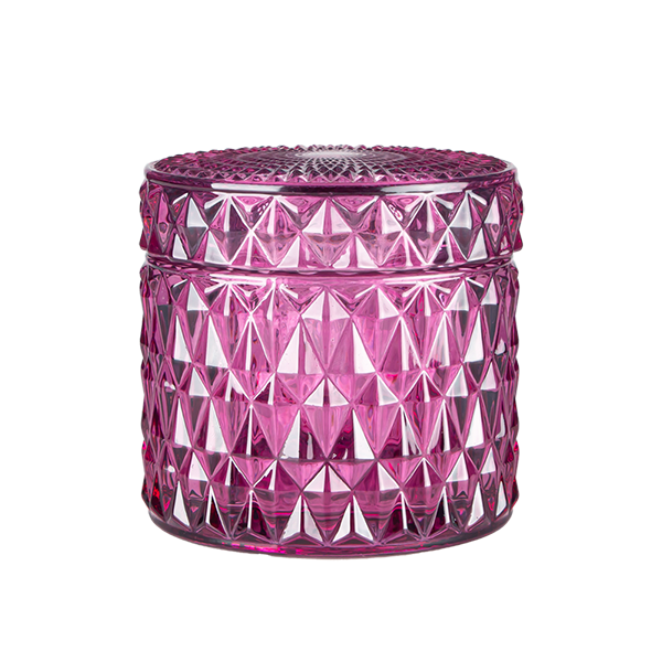 Maschinengepresstes 8-Unzen-Kerzenglas mit Deckel für Herbstpflaumendüfte