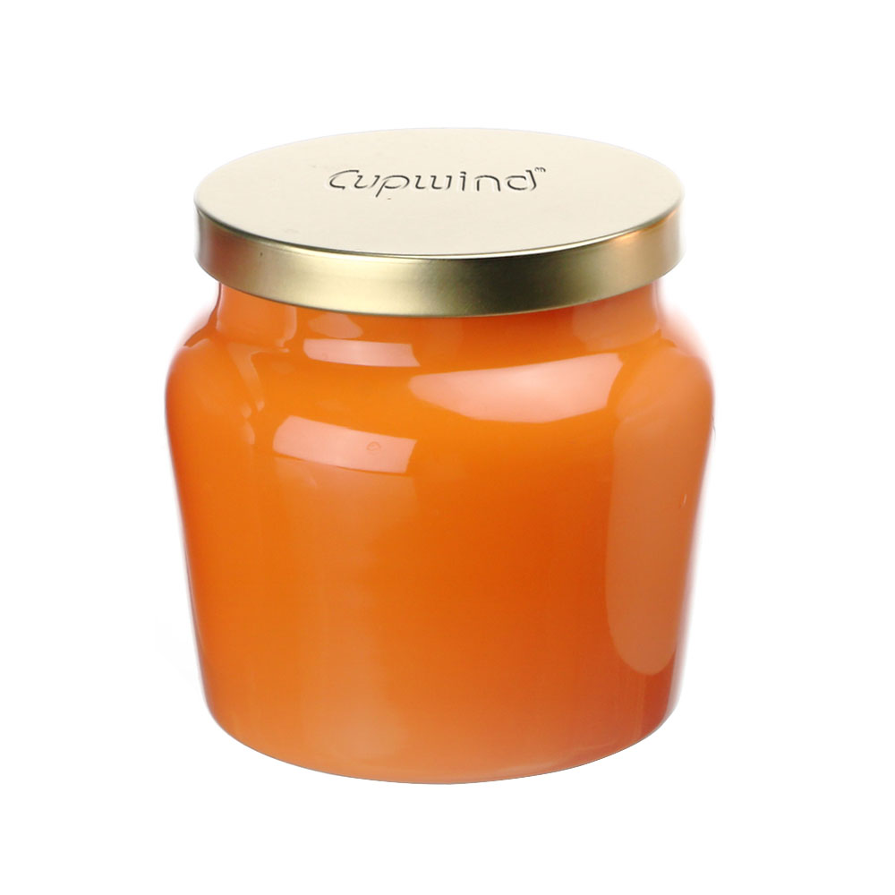 有锡盖的姜橙花蜡烛罐特价