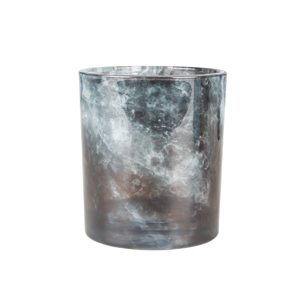 حامل شمع زجاجي بطباعة نقل الحرارة من نيو تك - جالاكسي