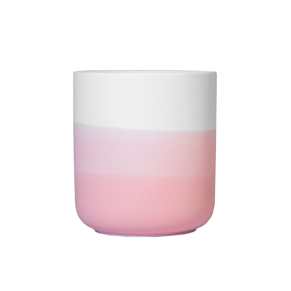 Blush Nordic Empty Ceramic Candle Jar For Candle Making