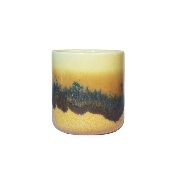 portable ceramic candle jar