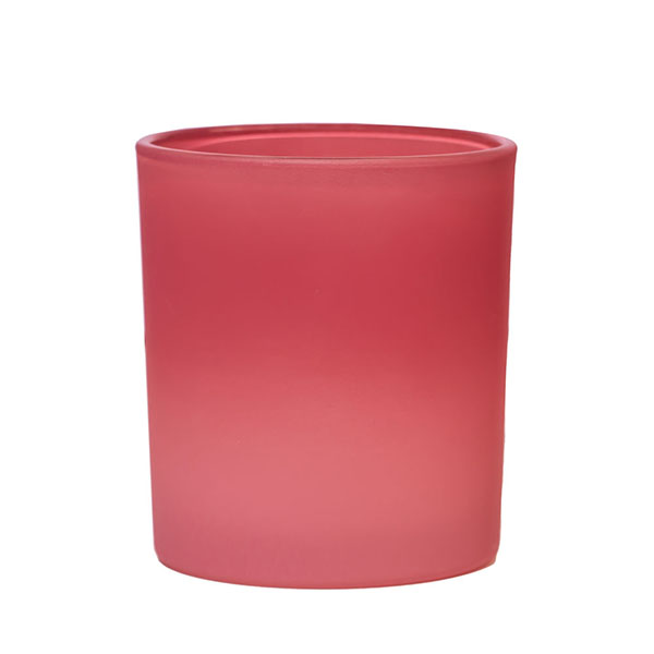 Fábrica de cristal vacía del candelabro de la sandía de Kalahari del color del gradiente de 8oz