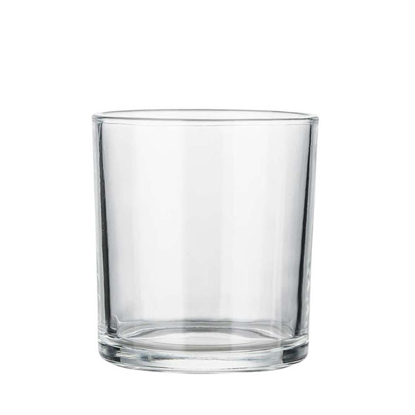 6 أوقية زجاج فاخر ذو جوانب مستقيمة للشموع المعطرة