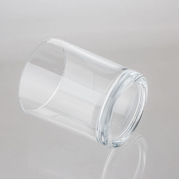 candle holder plain glass