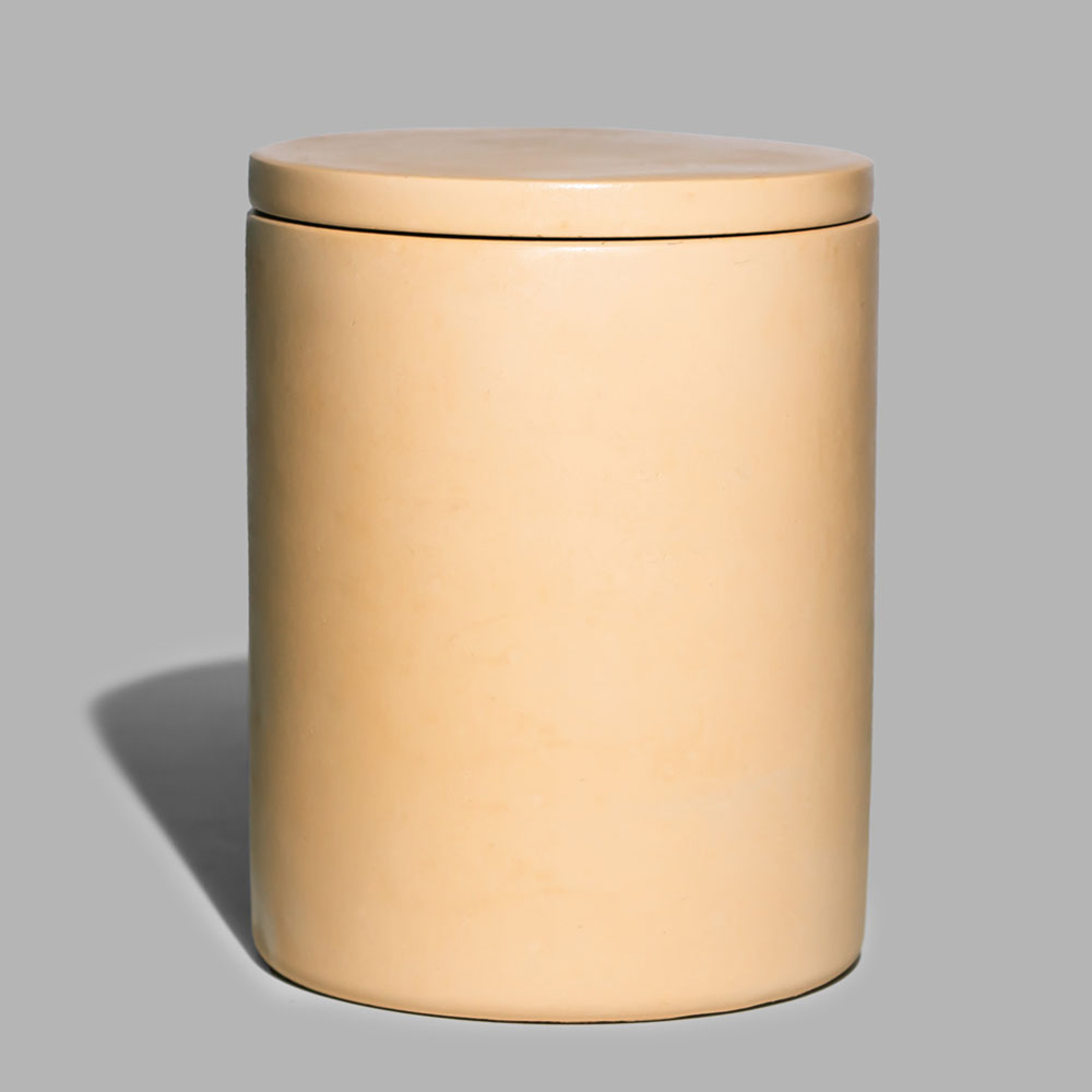 Роскошный цветной бетонный сосуд для свечи 11 унций Калахари Арбуз