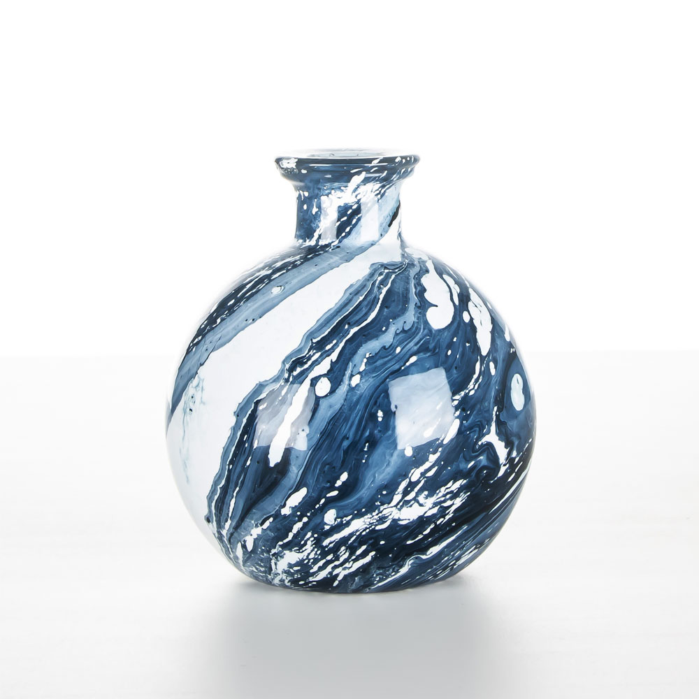 Bouteille en verre de diffuseurs d'aquarelle de tourbillon de conception unique 200ml