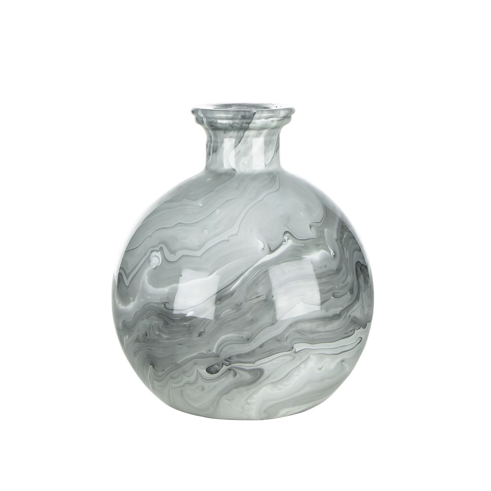 Szare wirowe dyfuzory akwarelowe Szklana butelka 200ml