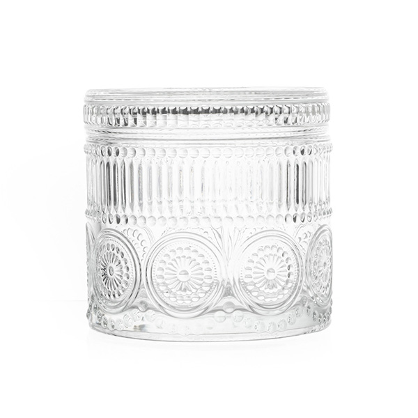 17 أوقية زجاج عباد الشمس حامل الشموع بالجملة