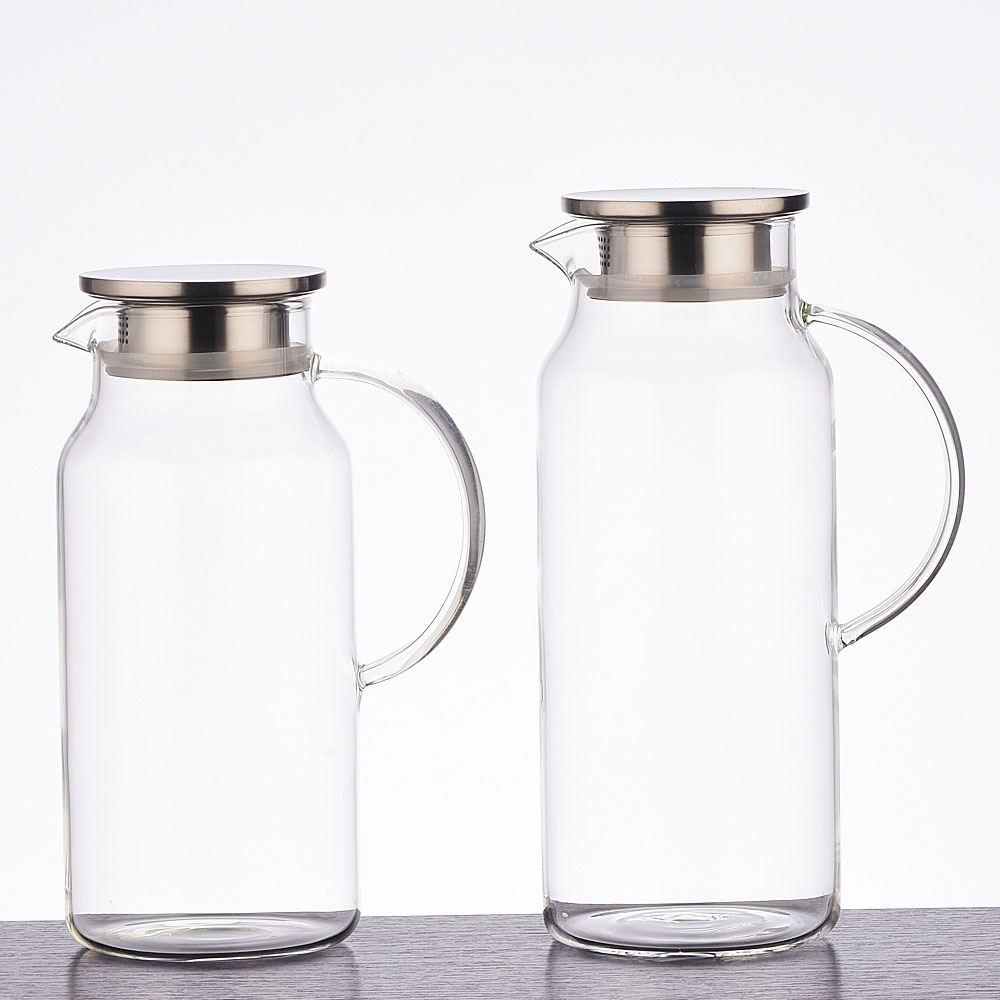 Hochwertiger Glas-Kaltwasserkessel, tragbarer Wassertopf, duftender Teekessel für das Heimbüro