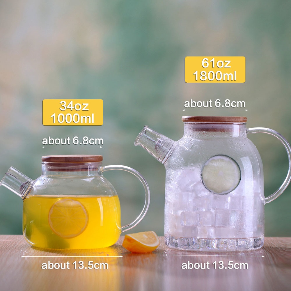 Teekessel aus Borosilikatglas im Angebot