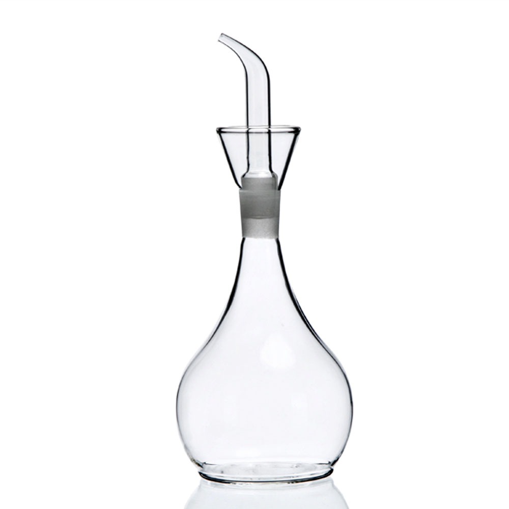 Produzione di bottiglie di salsa in vetro per condimenti domestici di lusso