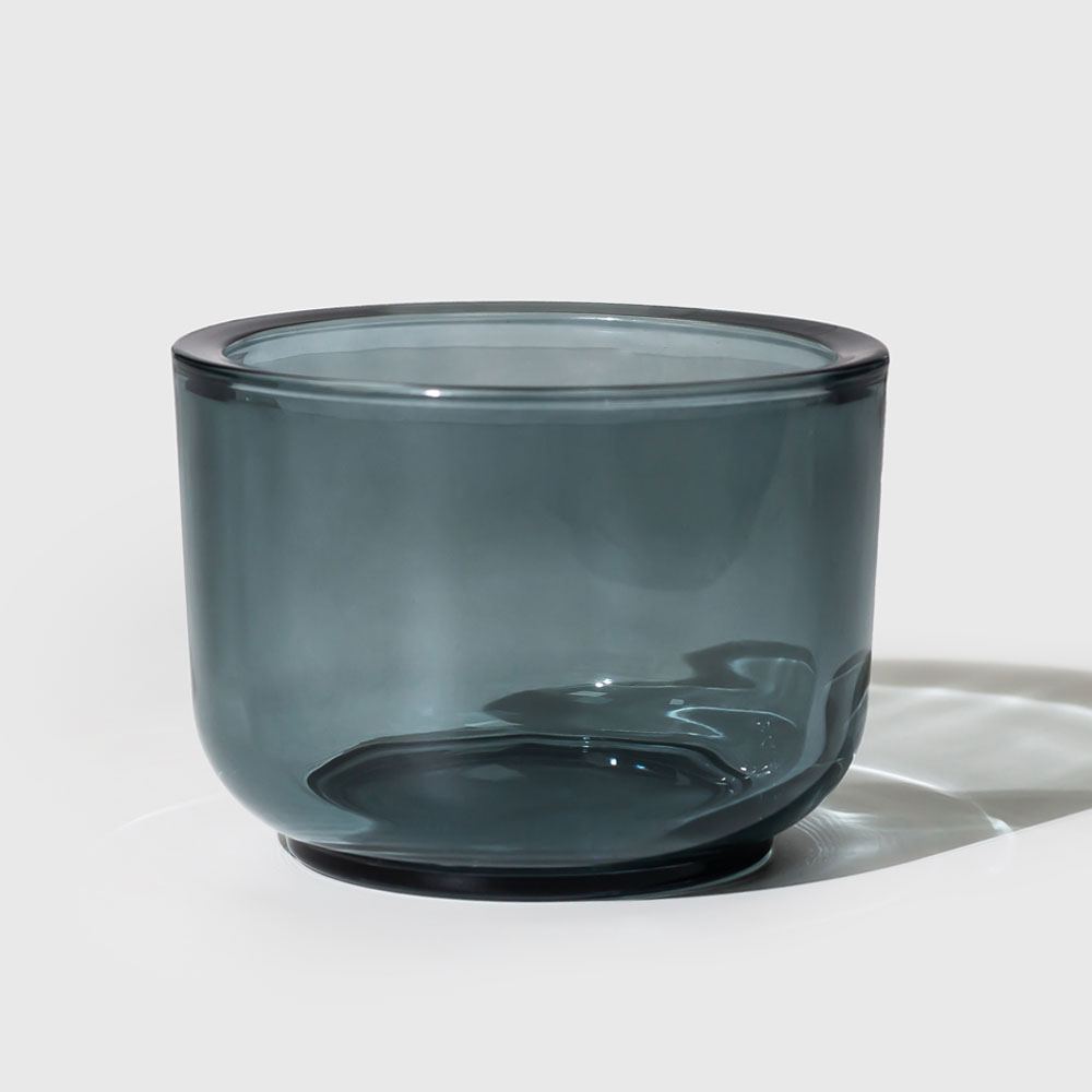 وعاء شموع زجاجي عالي الجودة بوزن 10 أونصة