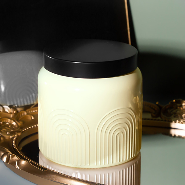 Frasco de vela de marfim de 15 onças no atacado