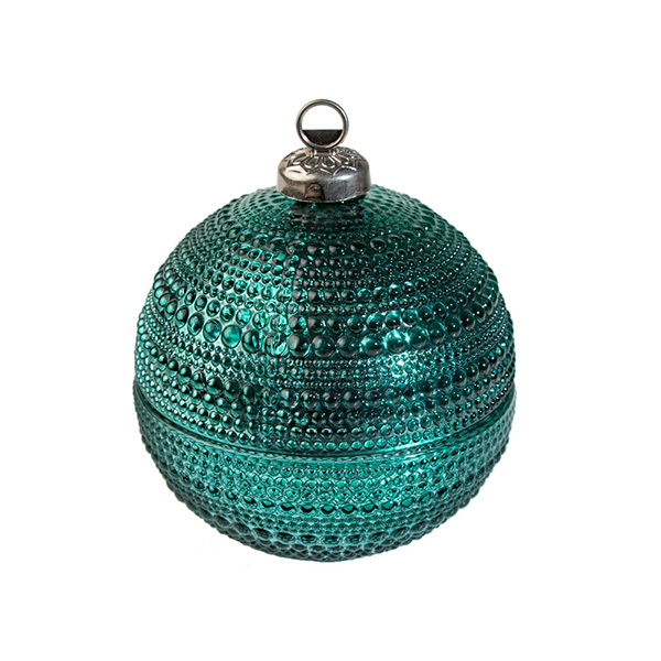 5オンスの飾りキャンドルグラスグリーン