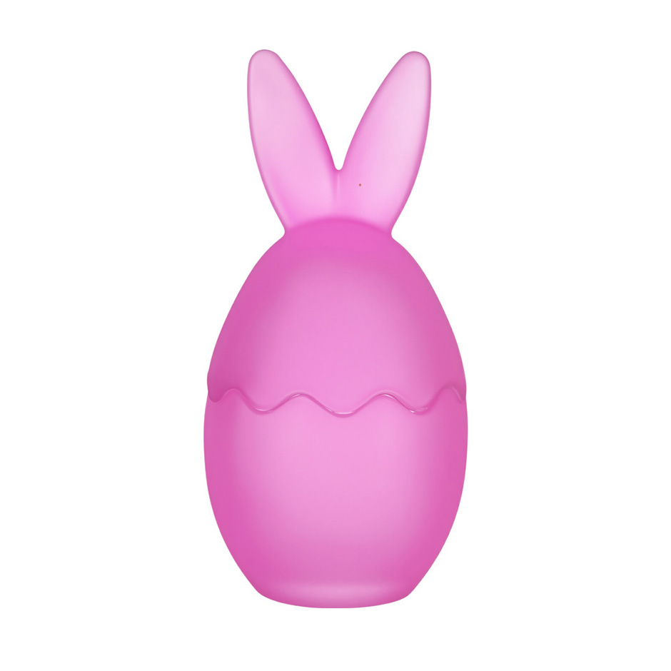 Lindos potes de vidro rosa são perfeitos para quartos infantis