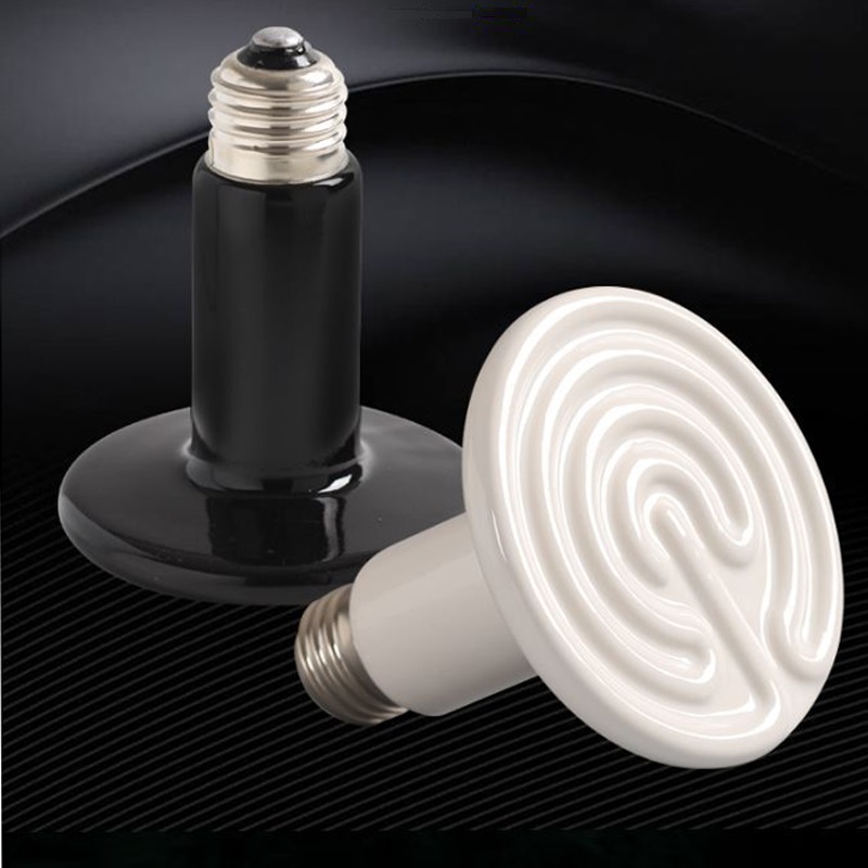 25w/50w/75w/100w/200w/300w/400w Emitter Reptile Ceramic Heating Bulb