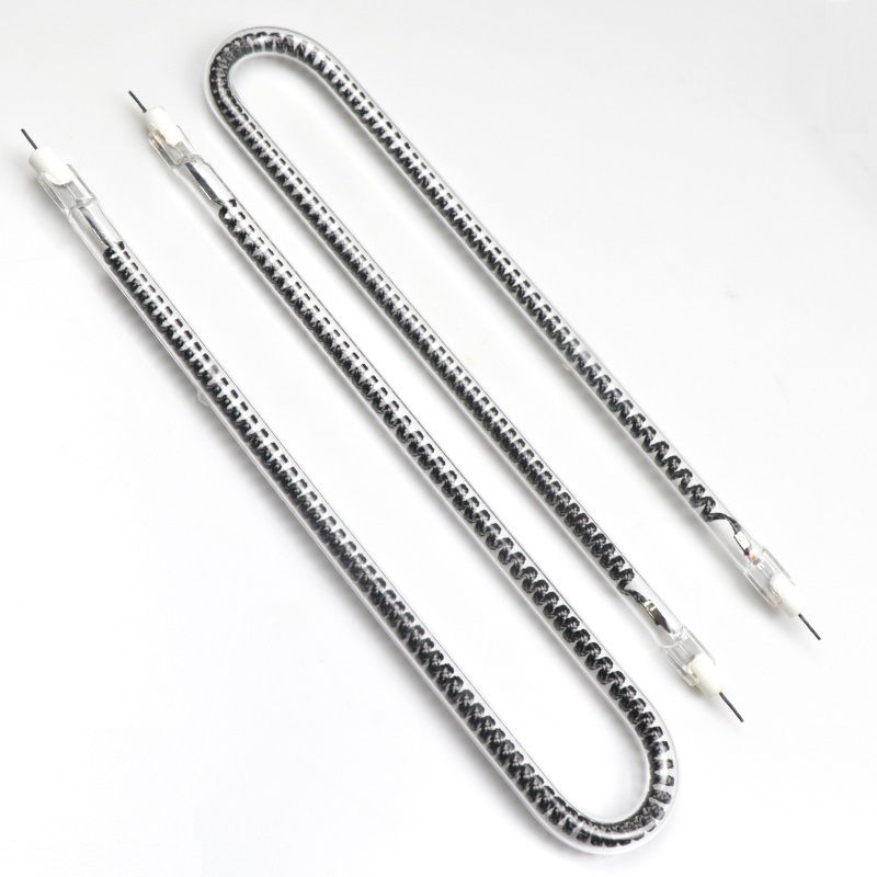 قابل للتعديل صالون تجميل التدفئة U شكل دافئ أبيض الأشعة تحت الحمراء الكربون بقيادة مصباح سخان