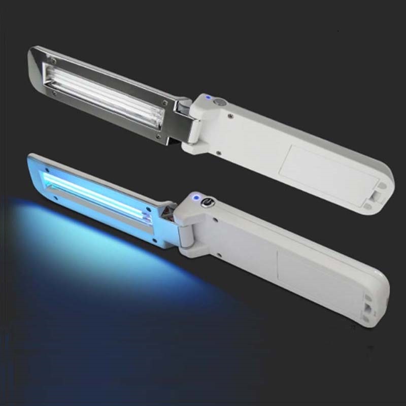 UV-keimtötende Desinfektions-Sterilisations-UVC-Lichtlampe mit tragbarem Griff und Batterie