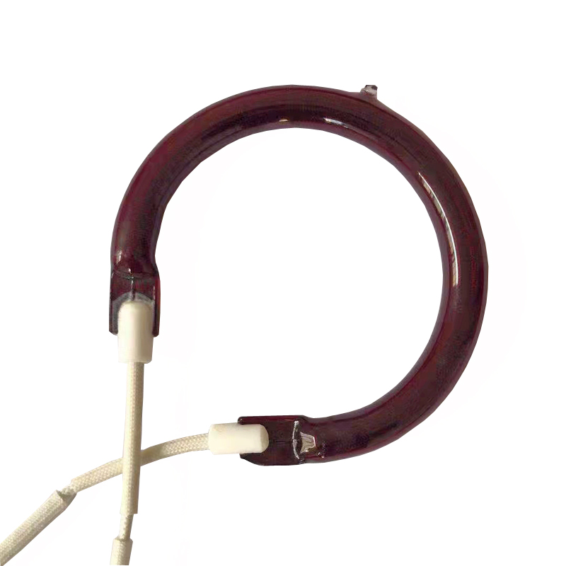 U-Form 100 Temperatur runde Infrarot-Kohlenstoff-IR-Heizlampe für den Außenbereich für Haustiervorformen