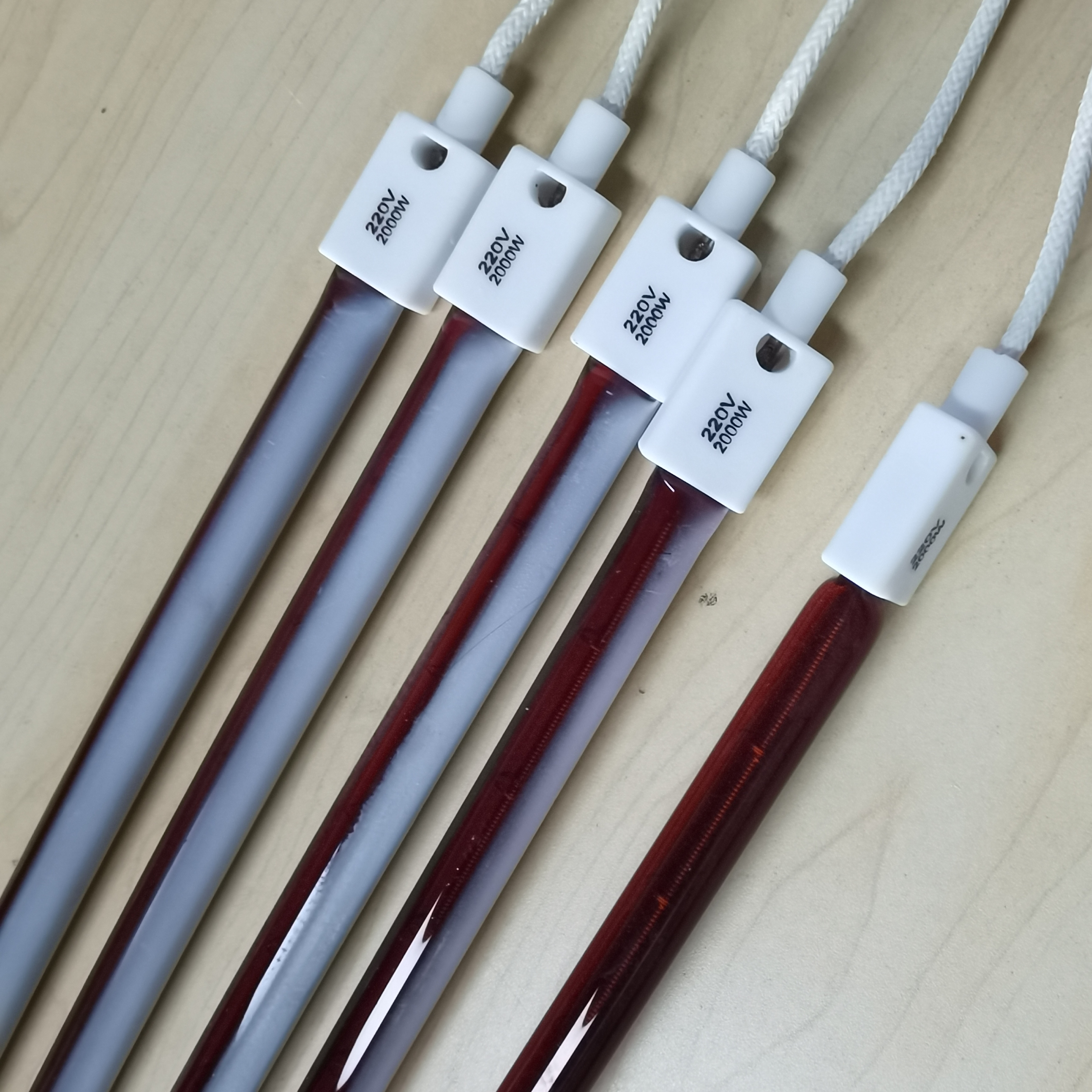 PE Blowing molding machine IR halogen ruby red infrared heating lamp tube