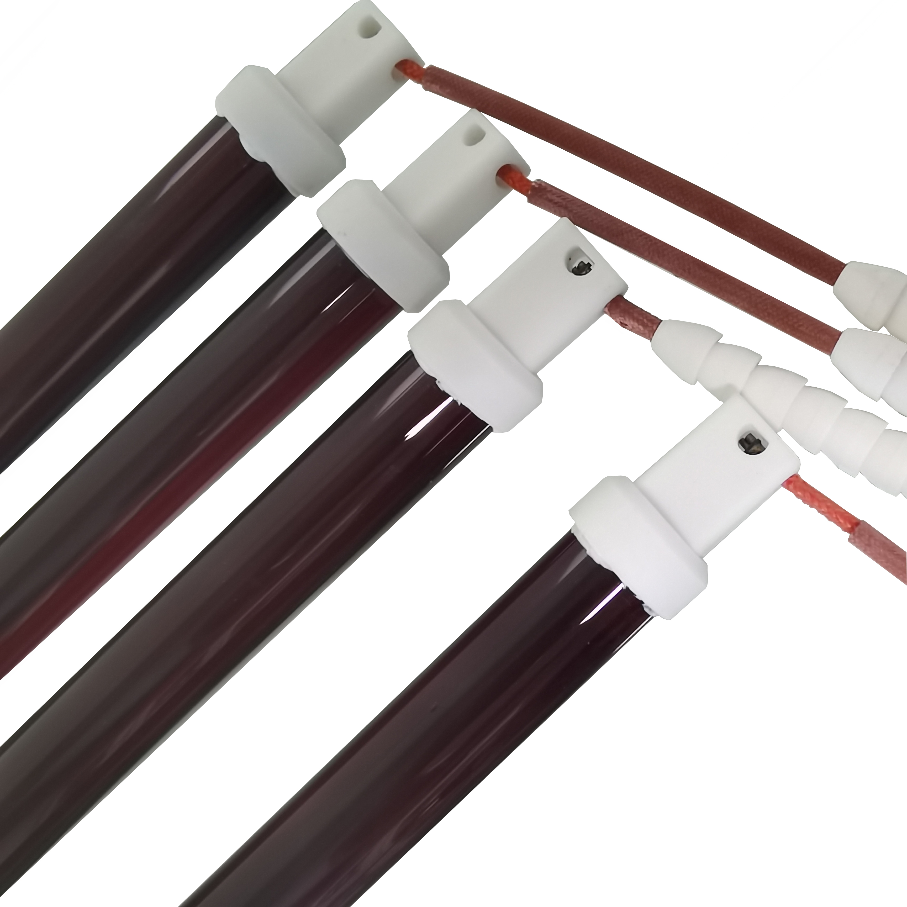 Thermofolie 110 V, rubinrote Abdeckung, individuell anpassbar, Halogen-Kohlenstoff-Heizung, Infrarot-Farbhärtungs-Wärmelampen